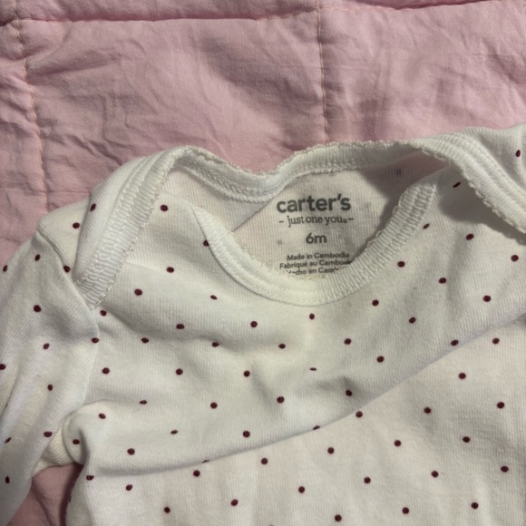 Carter's Purple and White Bodysuits Soft and Stylish One Pieces - Picture 7 of 11